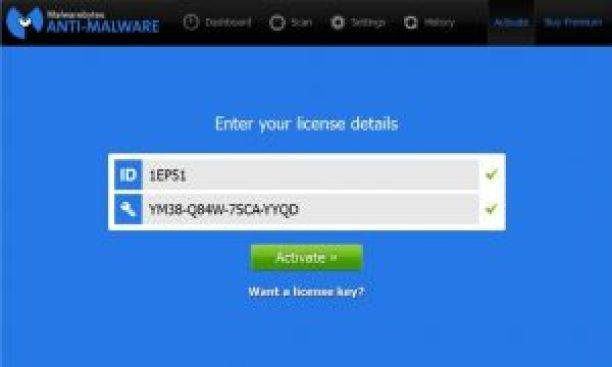 Free Serial Keys Activation Code For Malwarebytes
